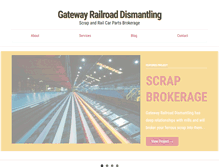 Tablet Screenshot of gatewayrailroad.com